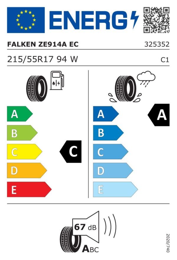 Falken ZIEX ZE914A EC 215/55R17 94W - imagine 2