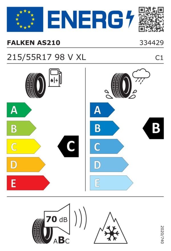 Falken AS210 215/55R17 98V - imagine 2