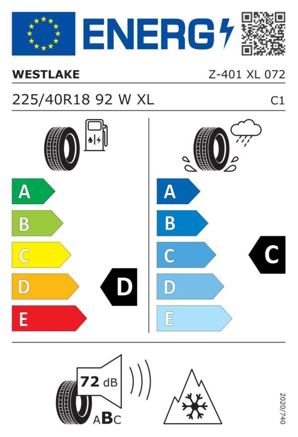 WestLake Z-401 ALLSEASON ELITE 225/40R18 92W - imagine 2