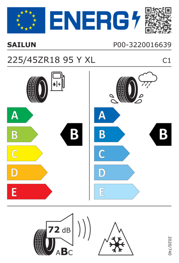 Sailun ATREZZO 4 SEASONS PRO 225/45R18 95Y - imagine 2