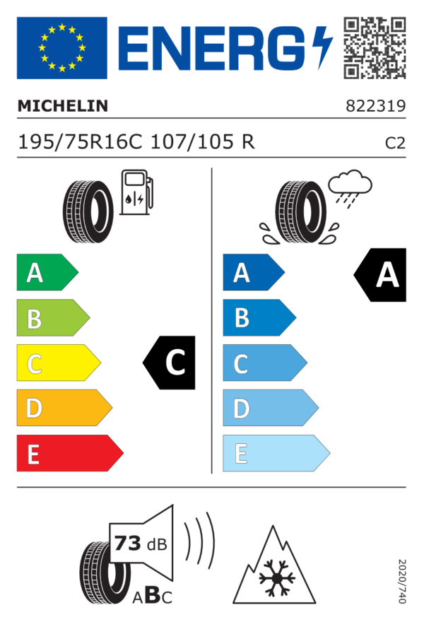 Michelin AGILIS CROSSCLIMATE 195/75R16 107/105R - imagine 2