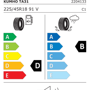 Kumho SOLUS TA31 225/45R18 91V