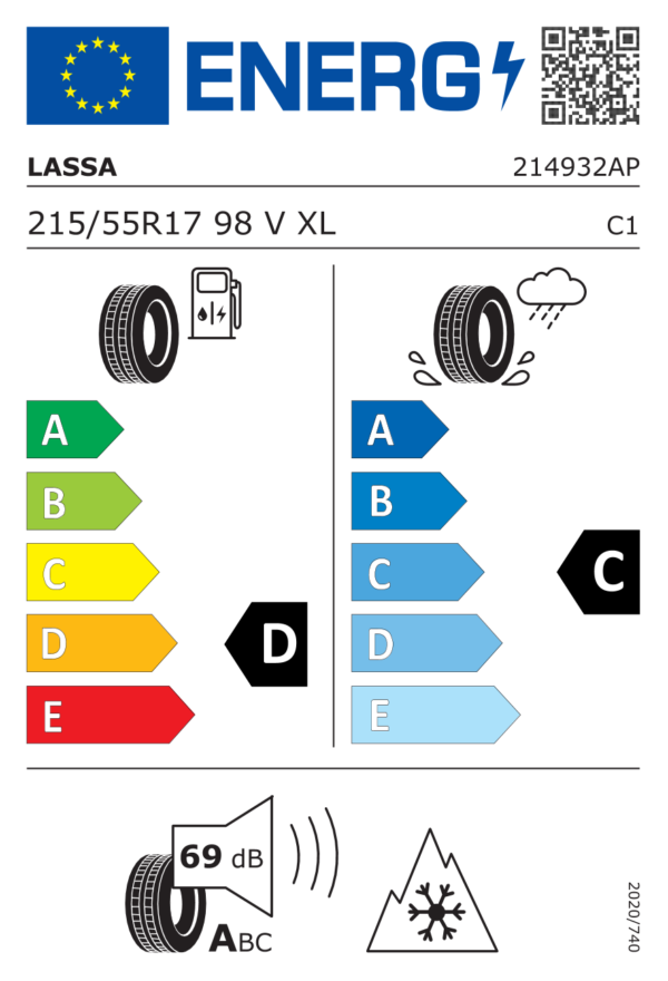 LASSA SNOWAYS4 215/55R17 98V - imagine 2