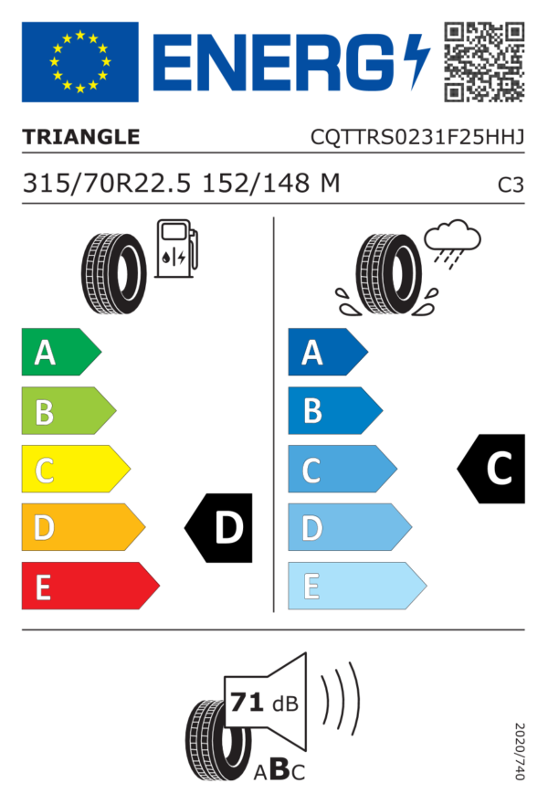 TRIANGLE-CAMIOANE TRS02 315/70R22.5 152/148M - imagine 2