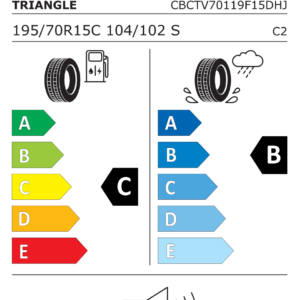 TRIANGLE CONNEX VAN TV701 195/70R15 104/102S