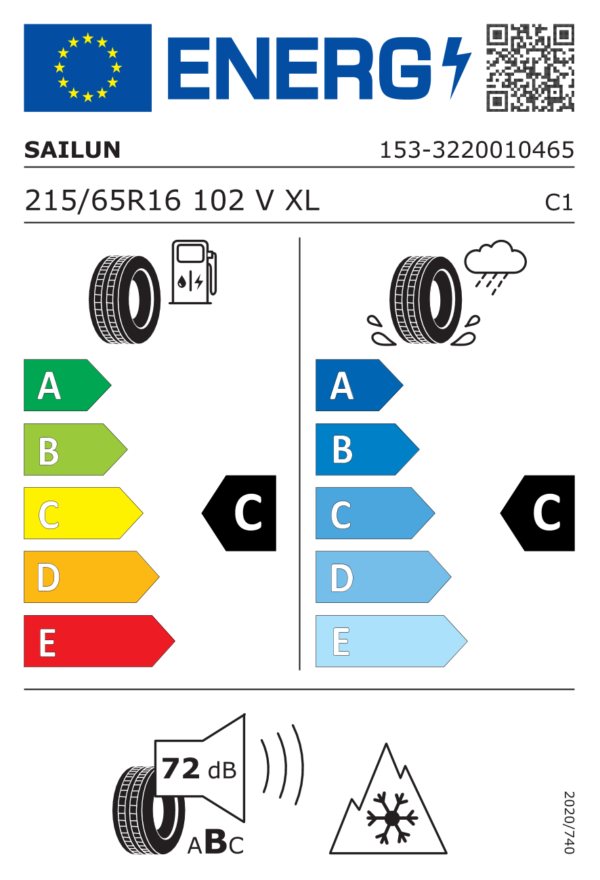 Sailun ATREZZO 4 SEASONS 215/65R16 102V - imagine 2
