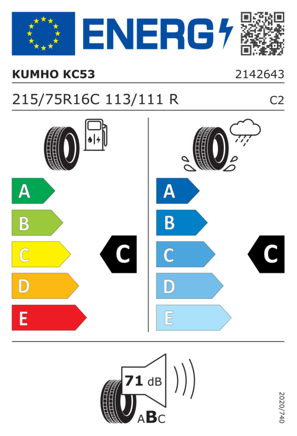 Kumho PORTRAN KC53 215/75R16 113/111R - imagine 2