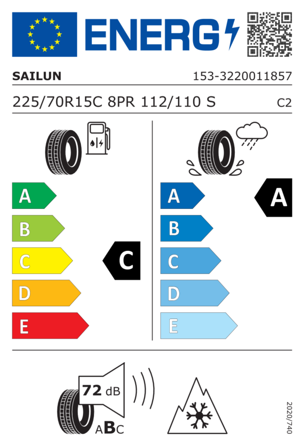 Sailun COMMERCIO 4 SEASONS 225/70R15 112/110S - imagine 2