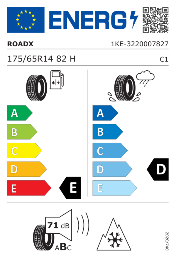 ROADX-TURISME RXFROST WH01 175/65R14 82H - imagine 2