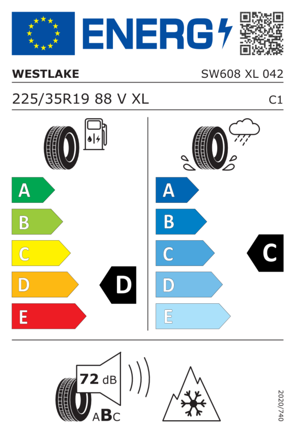 WestLake SNOWMASTER SW608 225/35R19 88V - imagine 2
