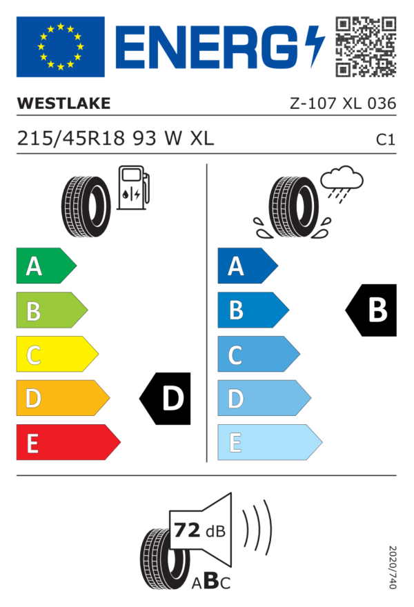WestLake ZUPERECO Z-107 215/45R18 93W - imagine 2