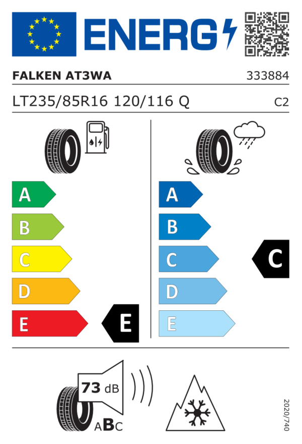 Falken WILDPEAK A/T AT3WA 235/85R16 120/116Q - imagine 2