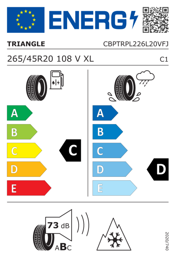 TRIANGLE SNOWLINK PL02 265/45R20 108V - imagine 2