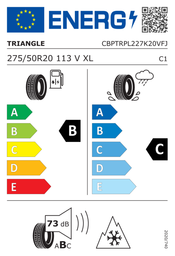 TRIANGLE SNOWLINK PL02 275/50R20 113V - imagine 2