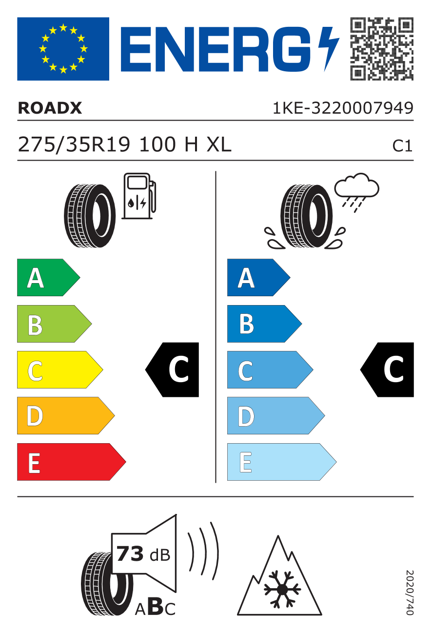 ROADX-TURISME RXFROST-WU01 275/35R19 100H 2 ROADX-TURISME RXFROST-WU01 275/35R19 100H - imagine 2